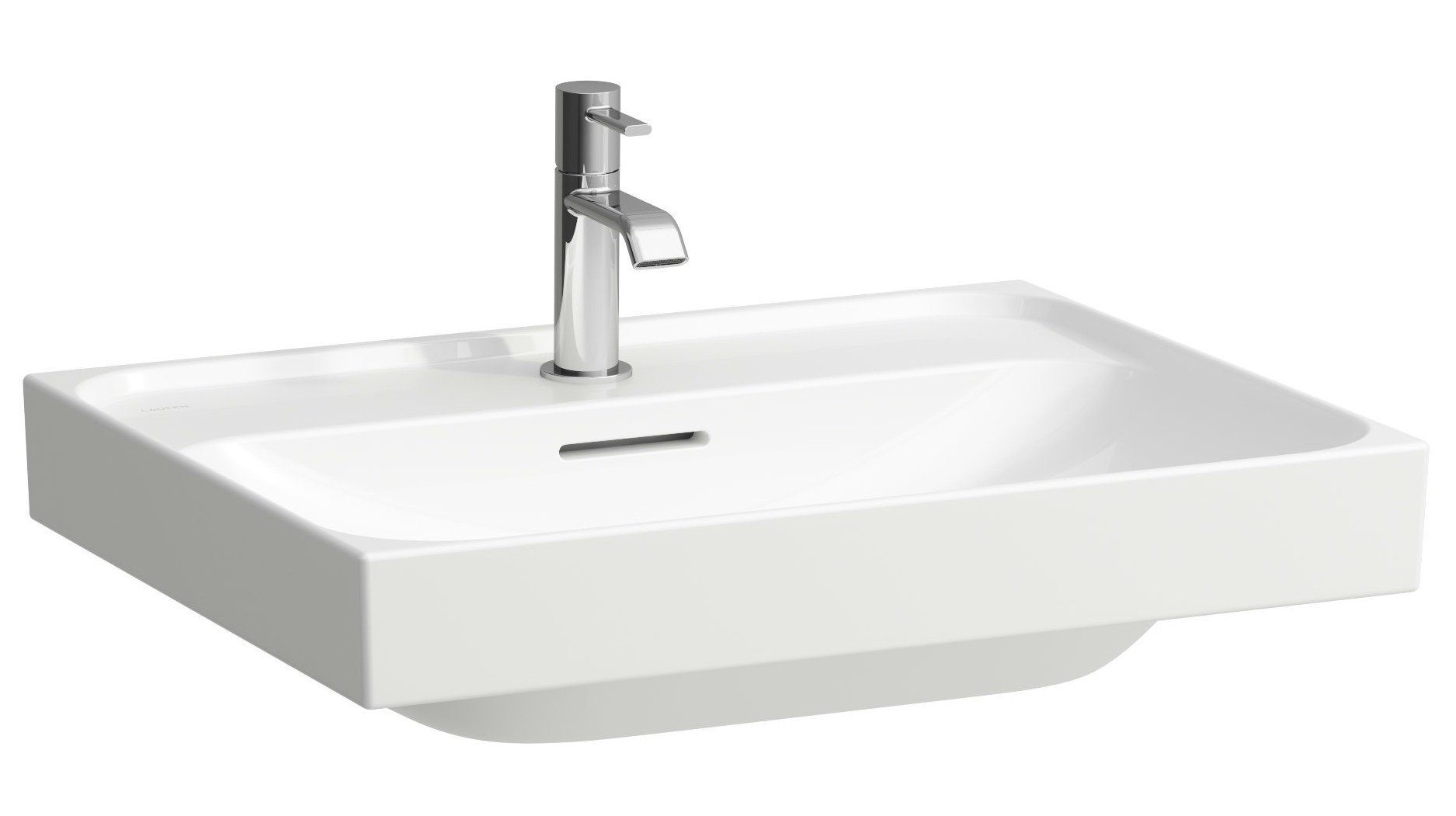 Laufen Meda Waschbecken 60x46 cm rechteckig Klassisch-Möbel weiß glanz H8101134001041