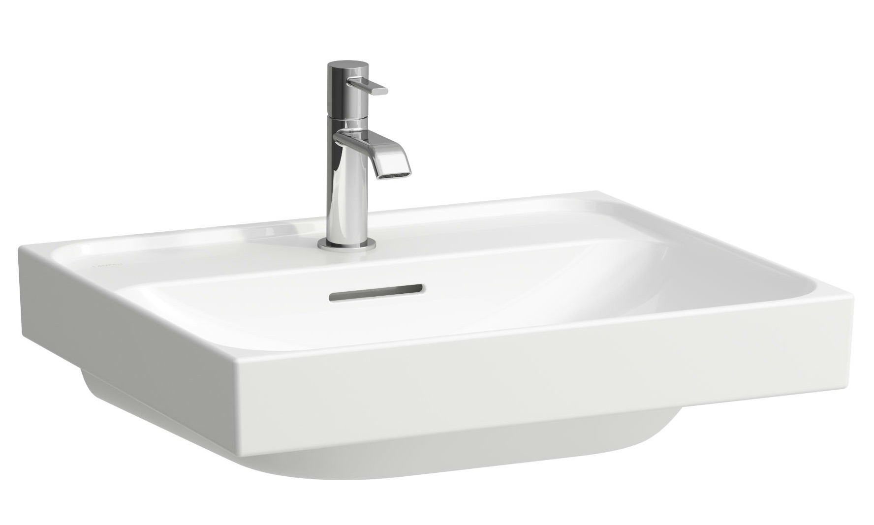 Laufen Meda Waschbecken 55x46 cm rechteckig Klassisch-Möbel weiß glanz H8101124001091