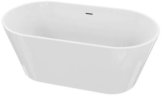 LaVita Mijas Freistehende Badewanne 160x79 cm oval weiß 5900378345121