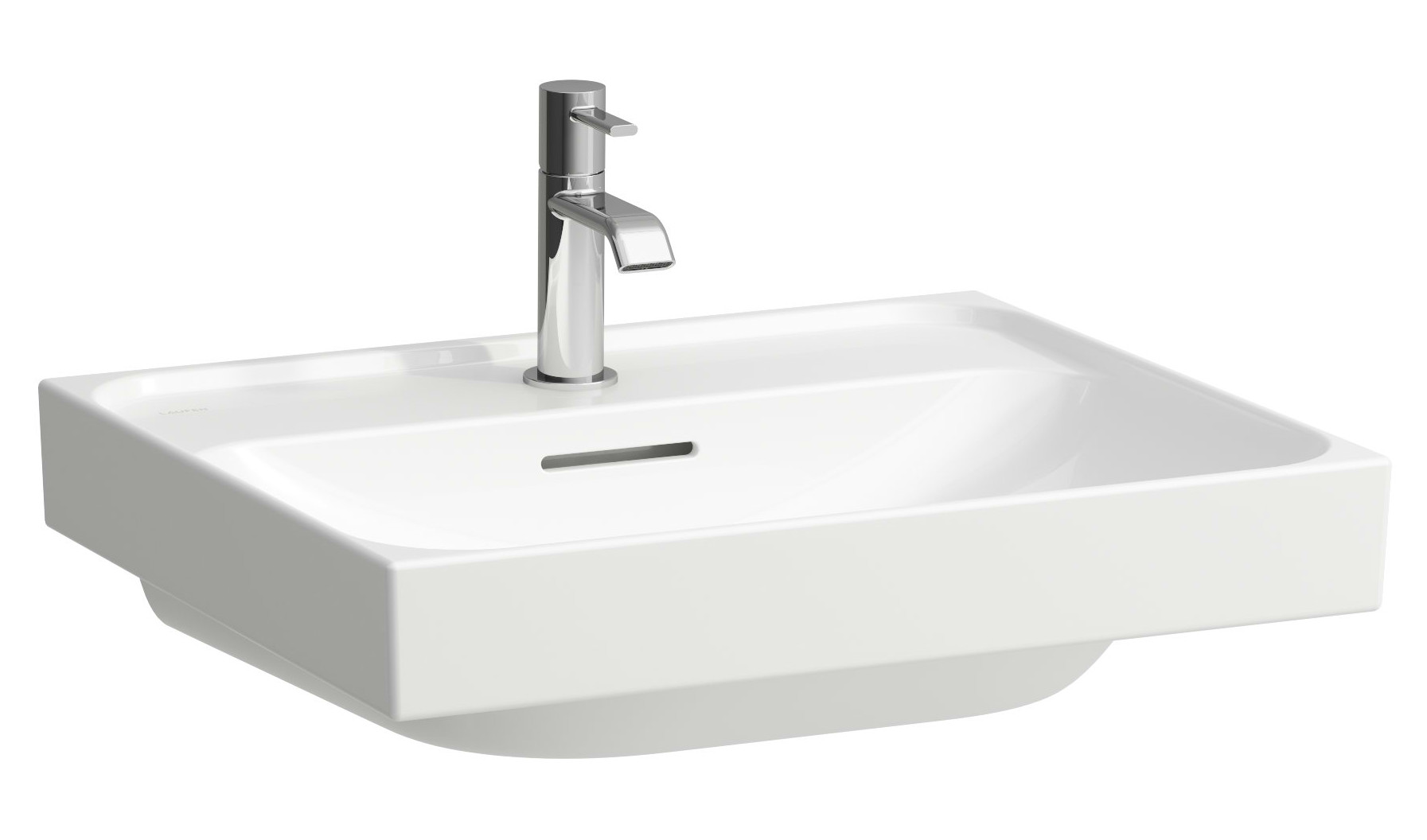 Laufen Meda Waschbecken 55x46 cm rechteckig Klassisch-Möbel weiß glanz H8101124001041