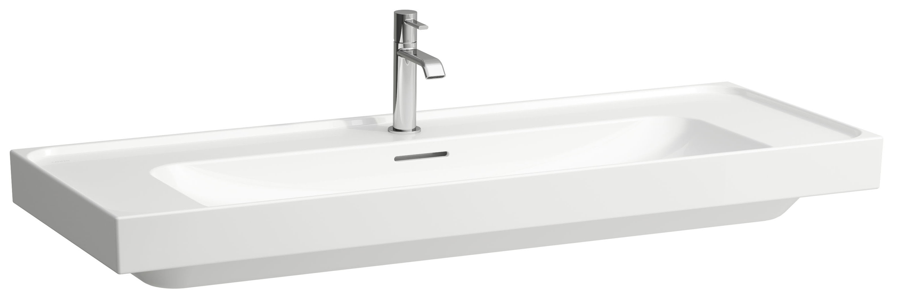 Laufen Meda Waschbecken 120x46 cm rechteckig Klassisch-Möbel weiß glanz H8141110001091