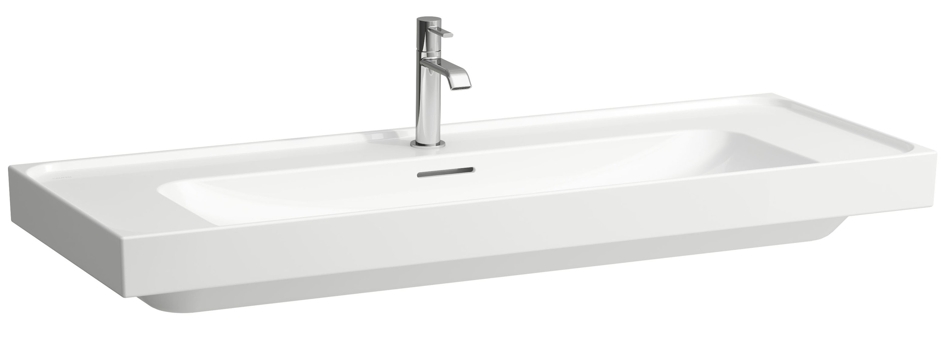 Laufen Meda Waschbecken 120x46 cm rechteckig Klassisch-Möbel weiß glanz H8141110001071