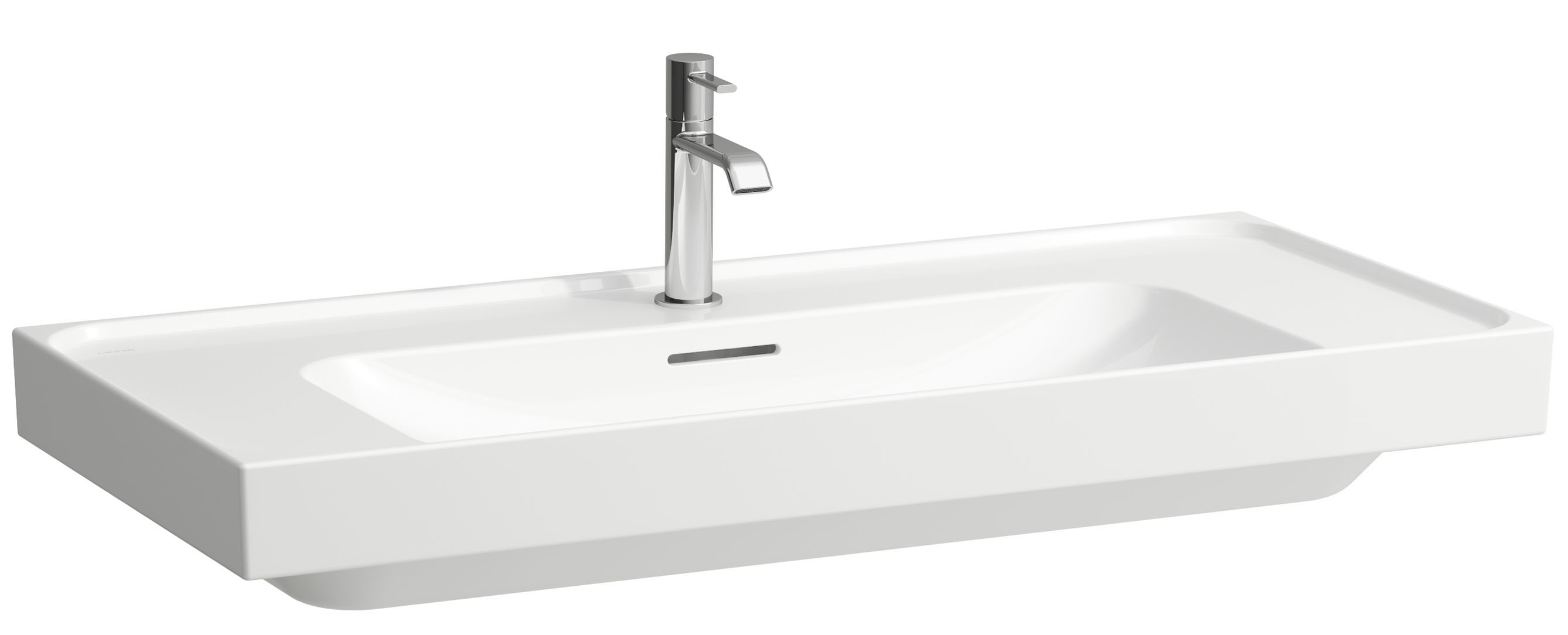 Laufen Meda Waschbecken 100x46 cm rechteckig Klassisch weiß glanz H8161190001041