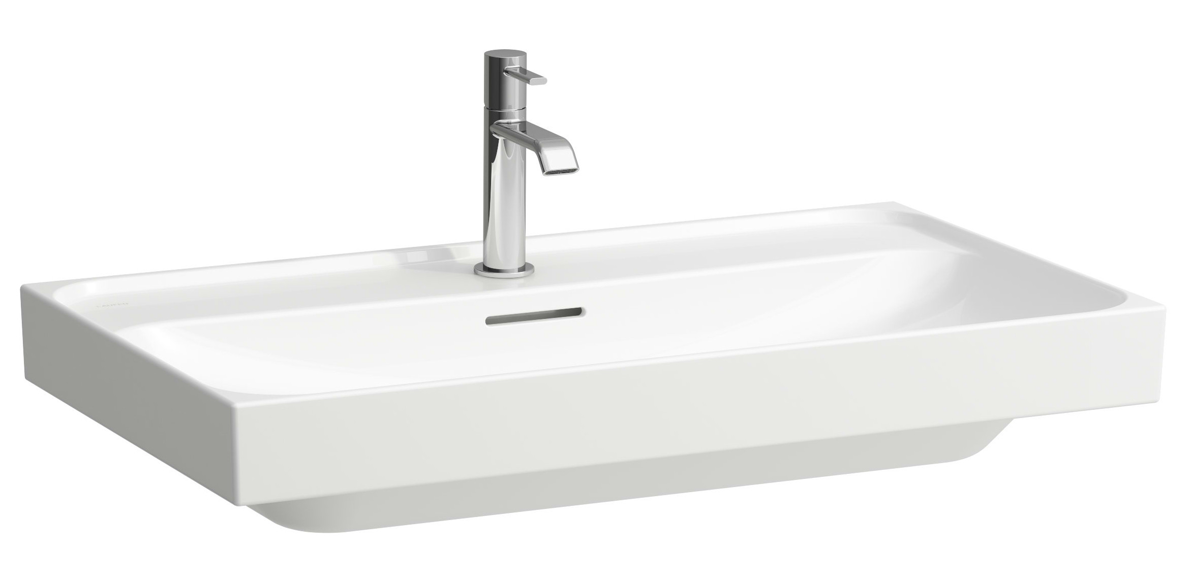 Laufen Meda Waschbecken 80x46 cm rechteckig Klassisch weiß glanz H8161170001041