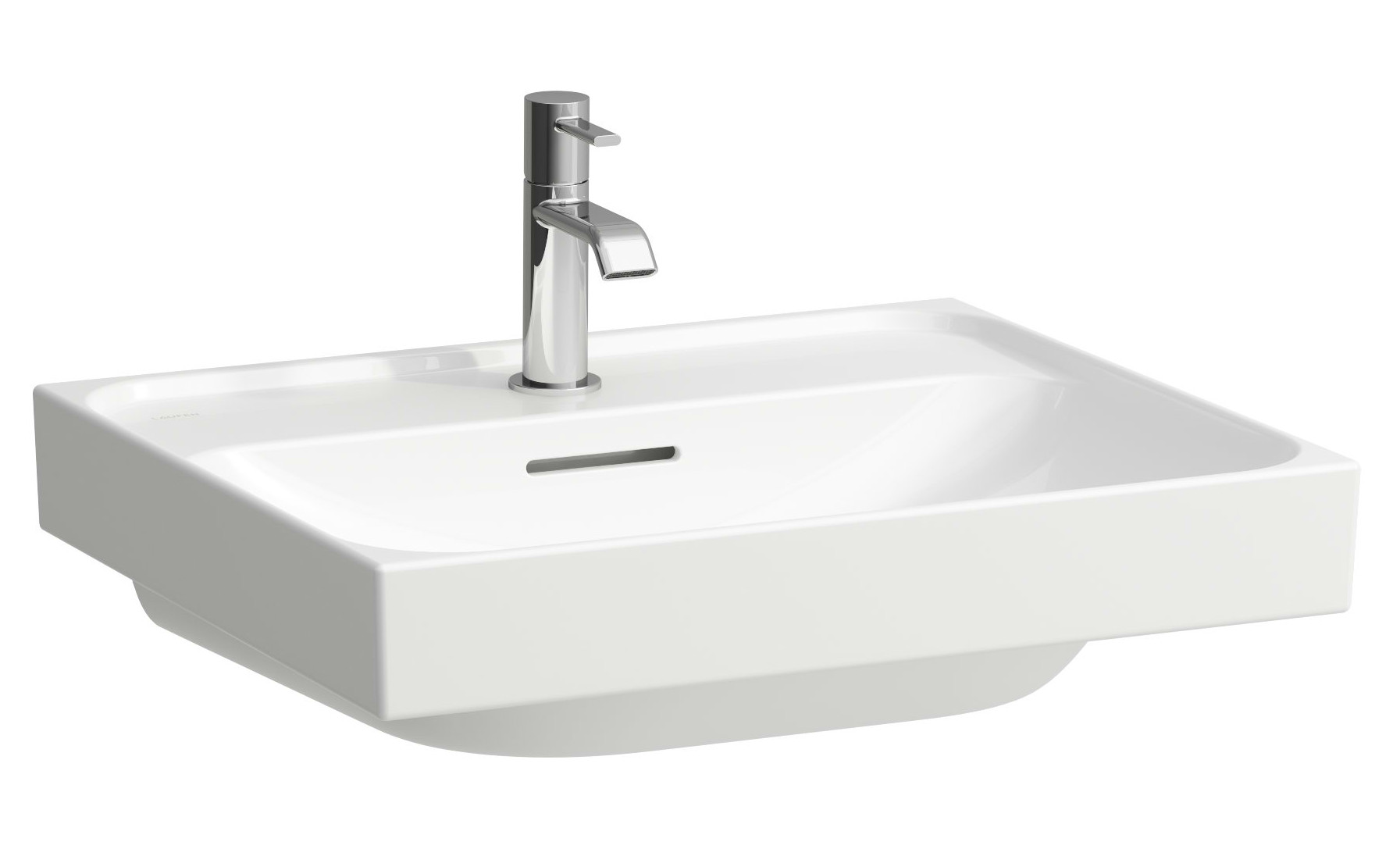 Laufen Meda Waschbecken 55x46 cm rechteckig Klassisch weiß glanz H8161120001091