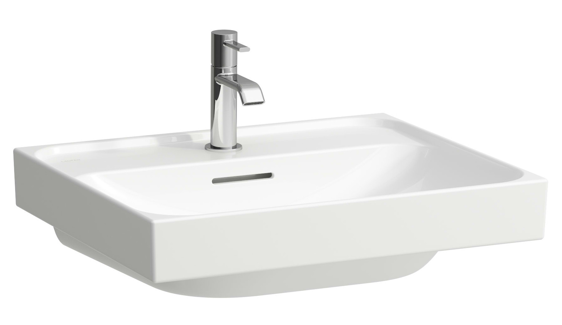 Laufen Meda Waschbecken 55x46 cm rechteckig Klassisch weiß glanz H8161120001041