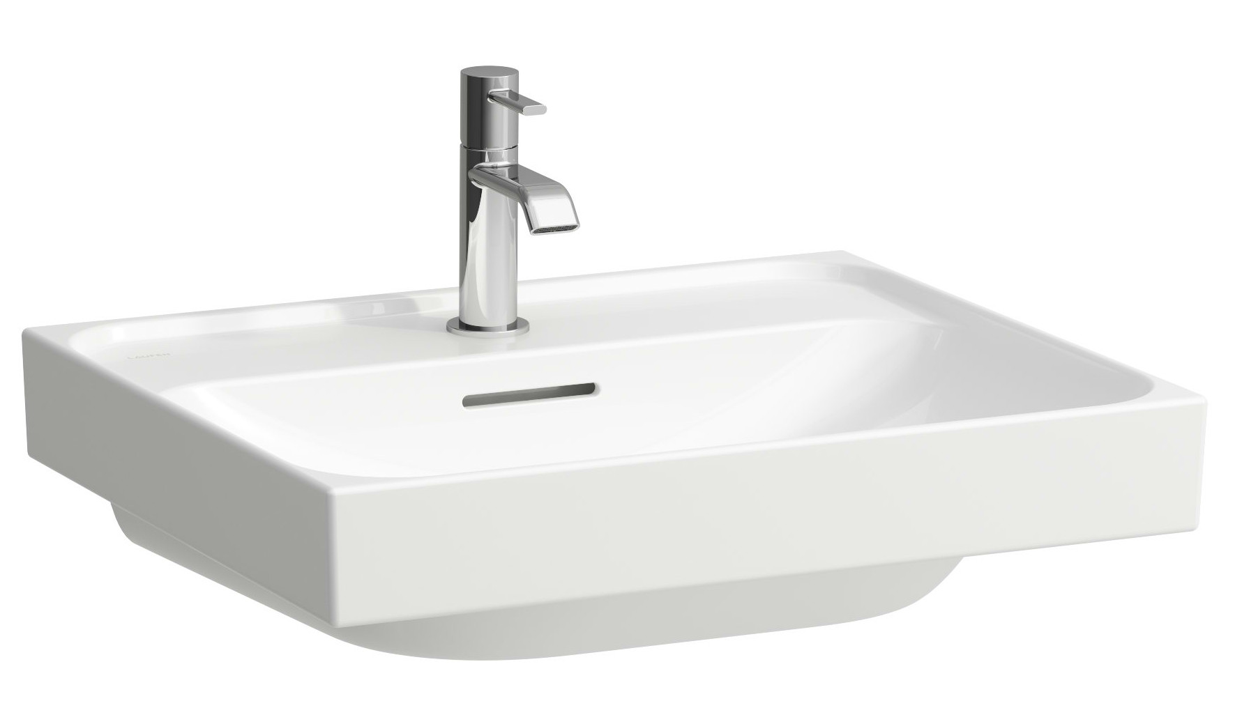 Laufen Meda Waschbecken 55x46 cm rechteckig Klassisch-Möbel weiß glanz H8101120001041