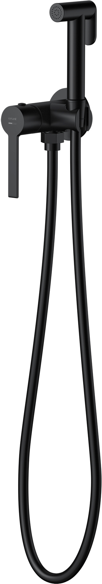 Cersanit Virgo bidetarmatur mit duschset Unterputz schwarz S951-871