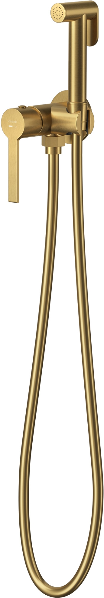 Cersanit Virgo bidetarmatur mit duschset Unterputz gold S951-872
