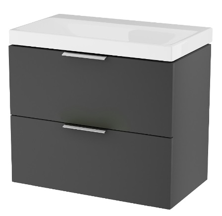 Set Kabinett Excellent Blanko MLEX.6301.640.BL, Waschbecken Excellent Blanko CENL.6327.650.WH, MLEX.6303.SET.CR