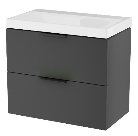 Set Kabinett Excellent Blanko MLEX.6301.640.BL, Waschbecken Excellent Blanko CENL.6327.650.WH, MLEX.6303.SET.BL