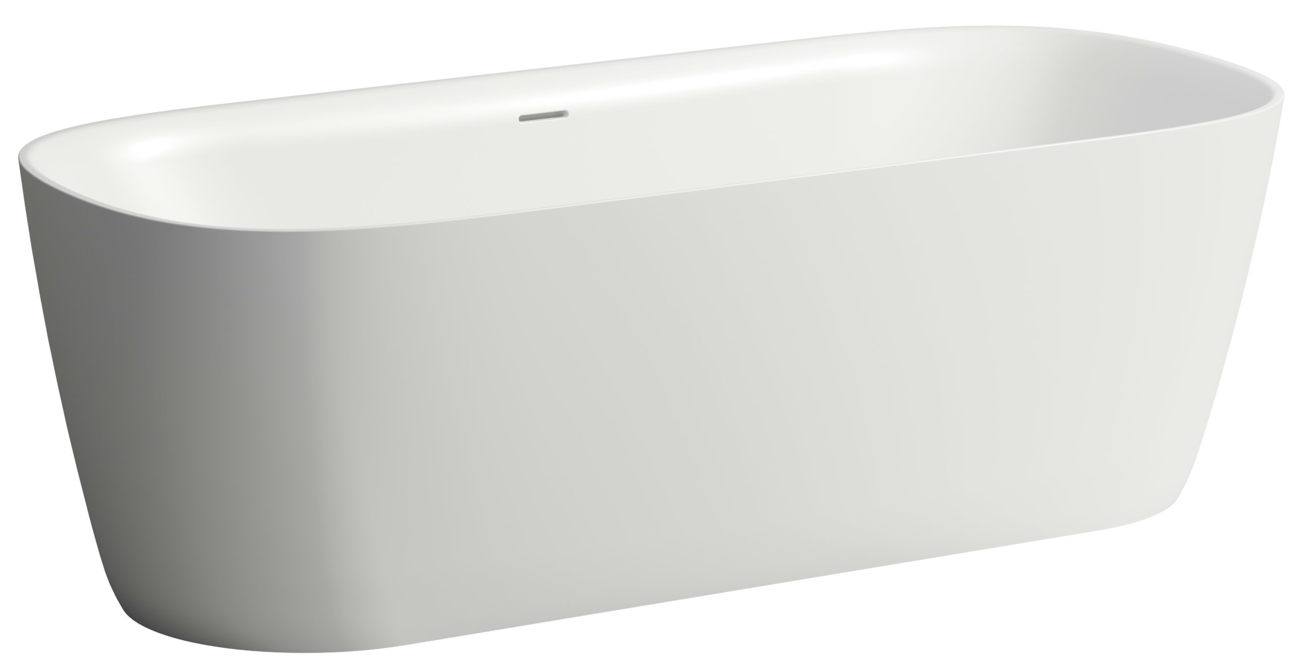 Laufen Meda Freistehende Badewanne 180x80 cm oval weiß H2201120000001