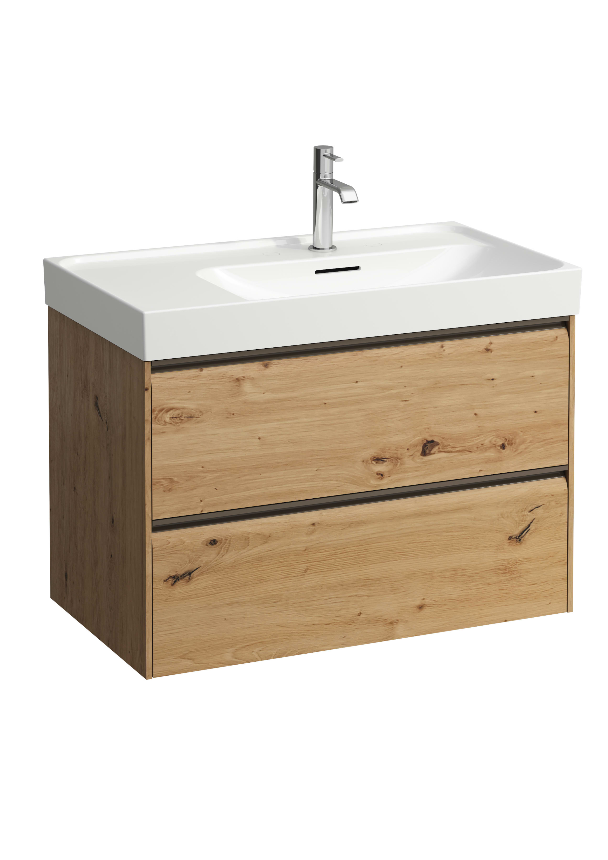 Laufen Meda Badschrank 78.4x44.8x51.5 cm Unterschrank hängend eiche H4215920112671