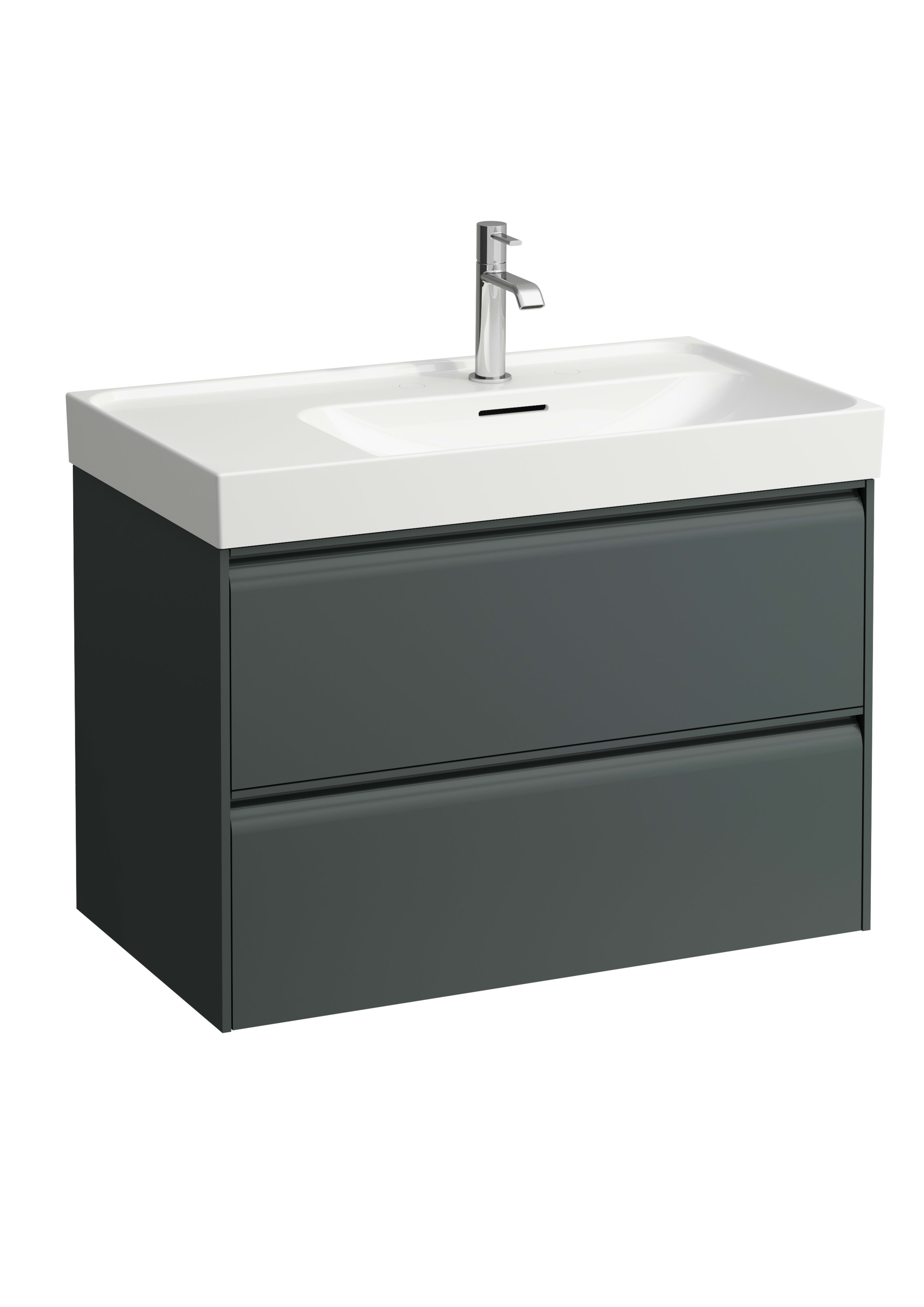 Laufen Meda Badschrank 78.4x44.8x51.5 cm Unterschrank hängend grau H4215920112661