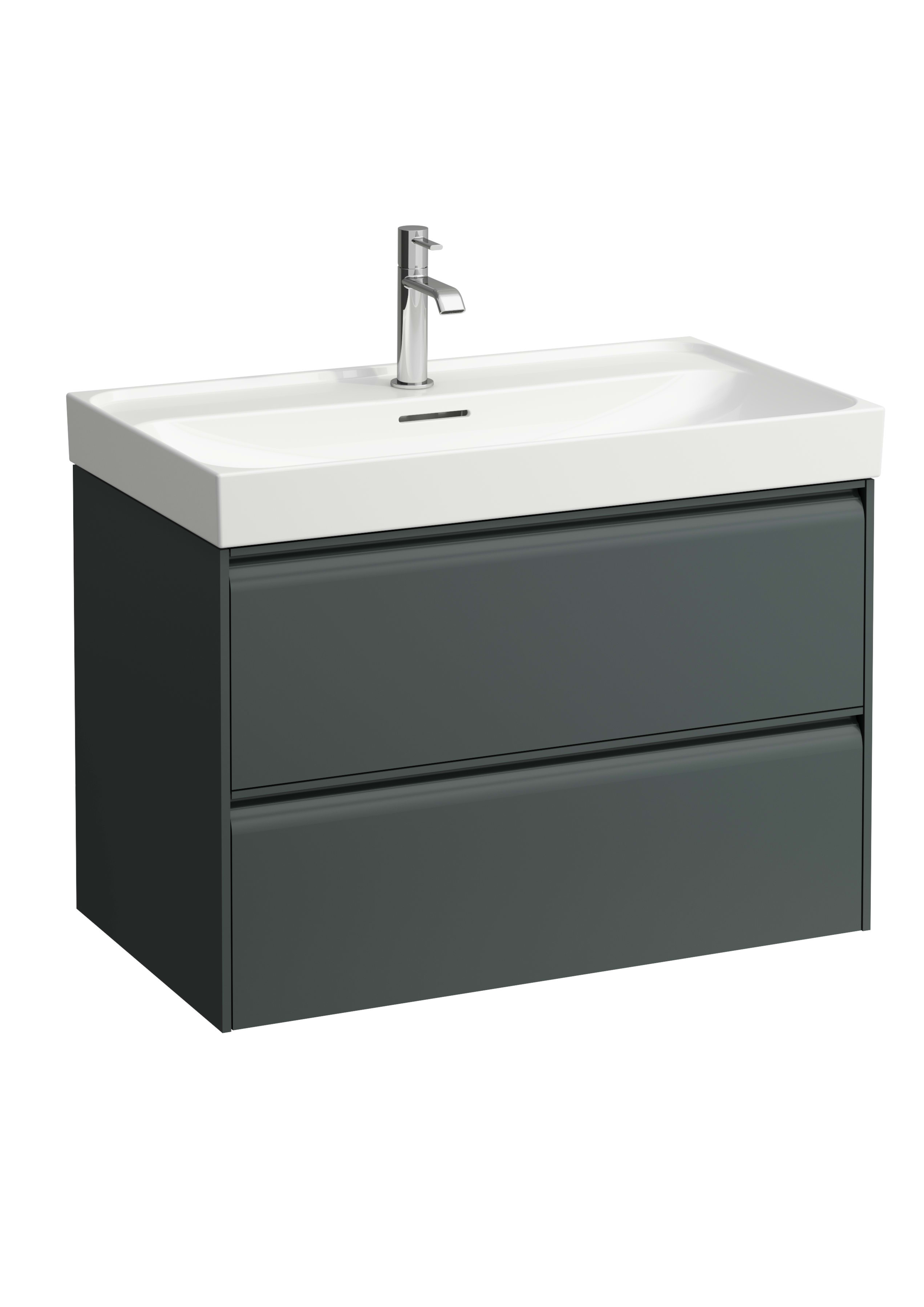 Laufen Meda Badschrank 78.4x44.8x51.5 cm Unterschrank hängend grau H4216120112661