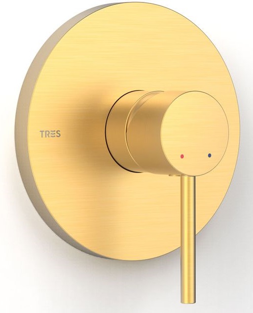 Tres Rapid Box Duschbatterie Unterputz gold 26227810OM