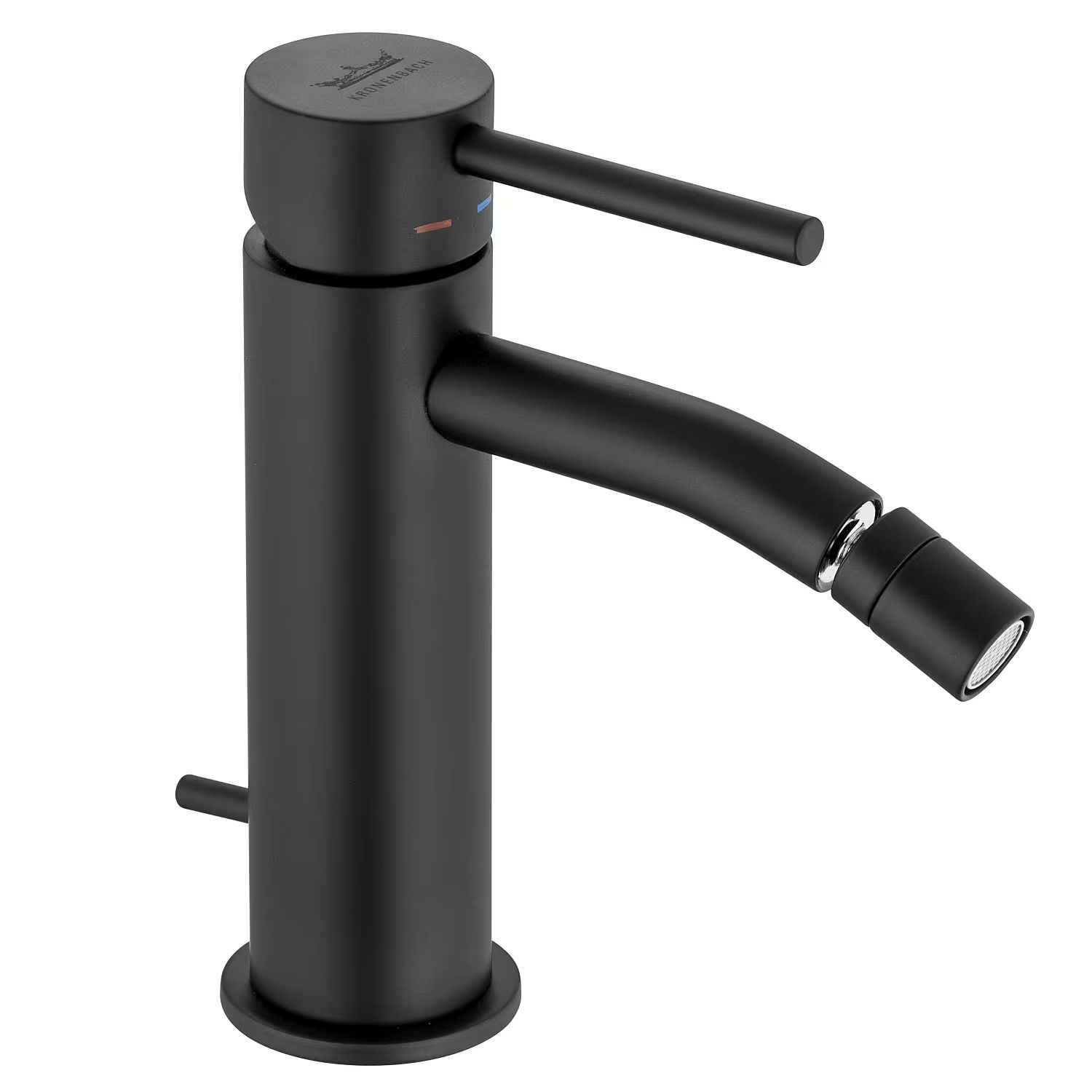 Kronenbach Lima 2.0 Black Bidet-Wasserhahn stehend schwarz 100.1300SMKB