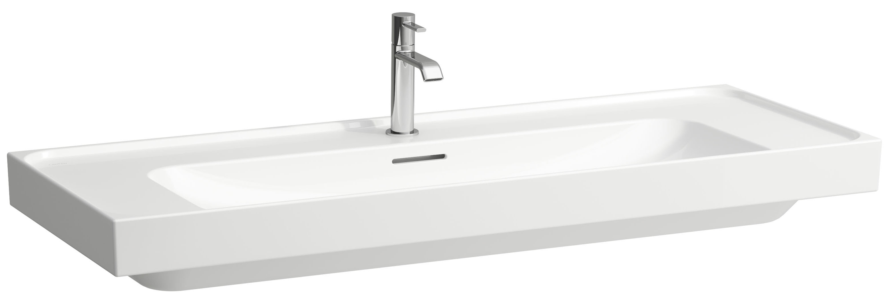 Laufen Meda Waschbecken 120x46 cm rechteckig Klassisch-Möbel weiß matte H8141117571041