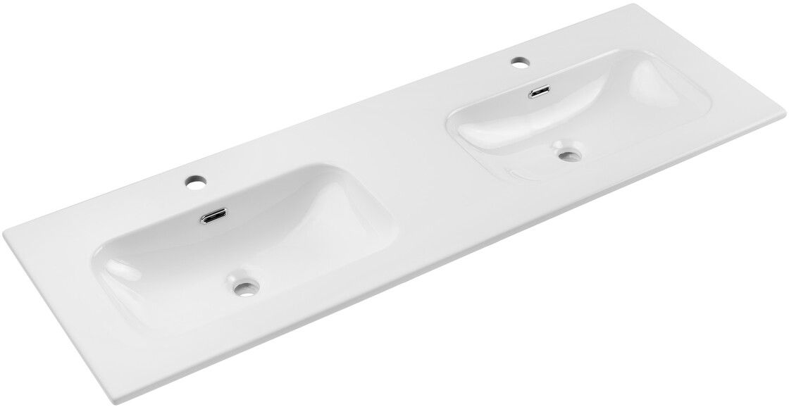 Comad Fly Waschbecken 141x46 cm rechteckig Möbel weiß FLY 140D DP ( E-8073-140D )