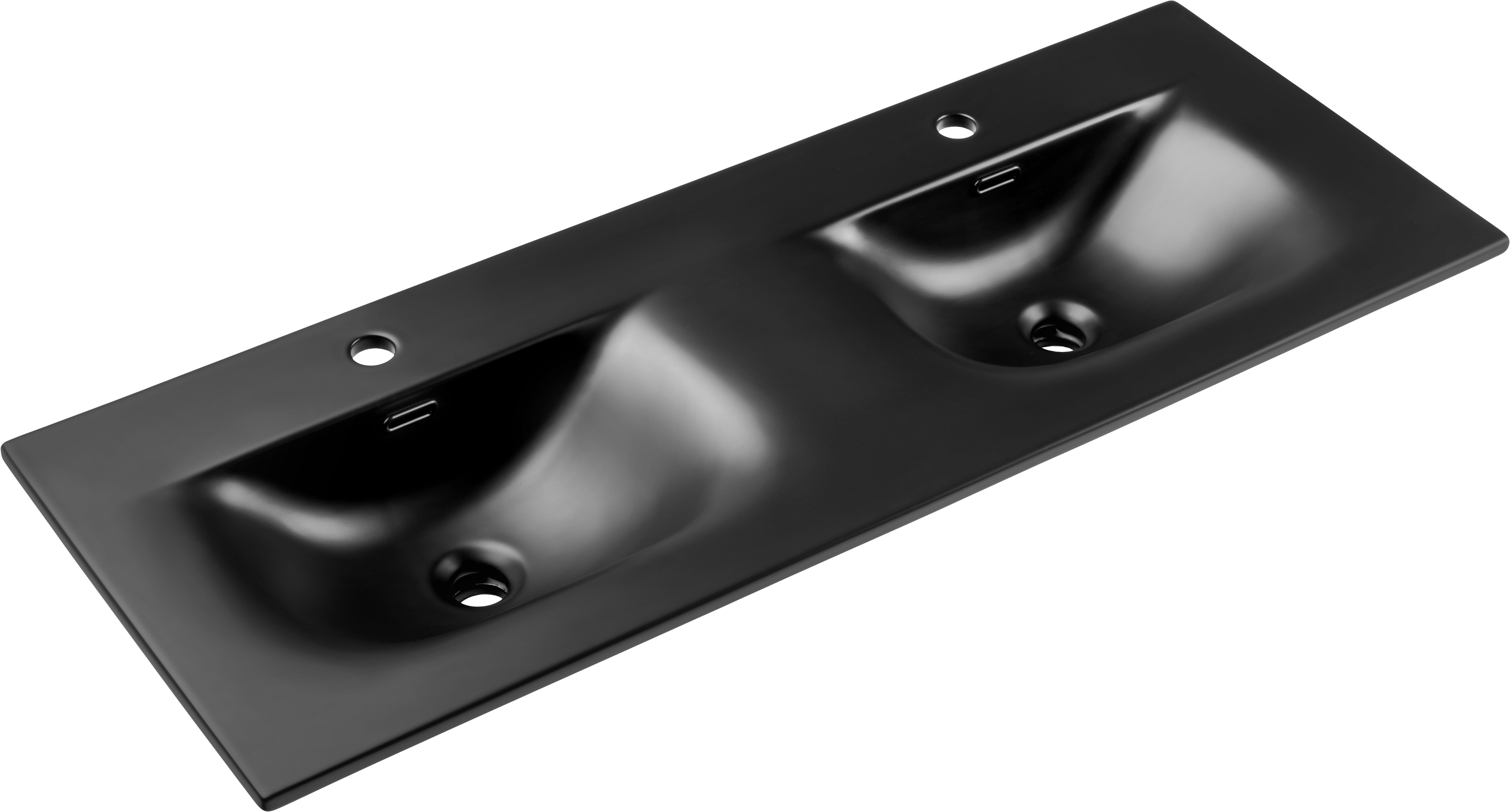 Comad Sky Waschbecken 121x46 cm rechteckig Möbel schwarz SKY 1 BLACK MATT 120D DP ( E-8099-120D )