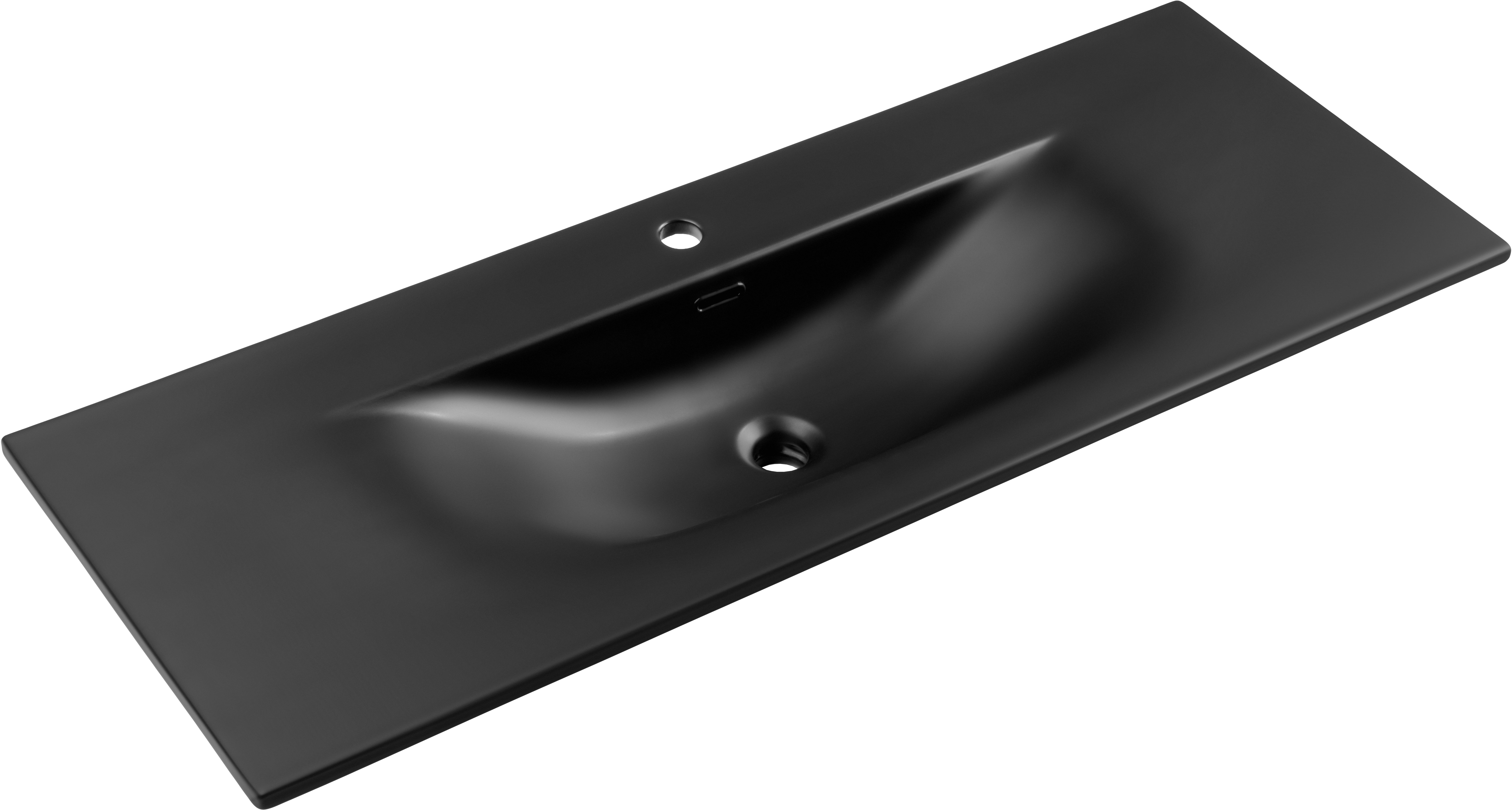 Comad Sky Waschbecken 121x46 cm rechteckig Möbel schwarz SKY 1 BLACK MATT 120 DP ( E-8099-120 )