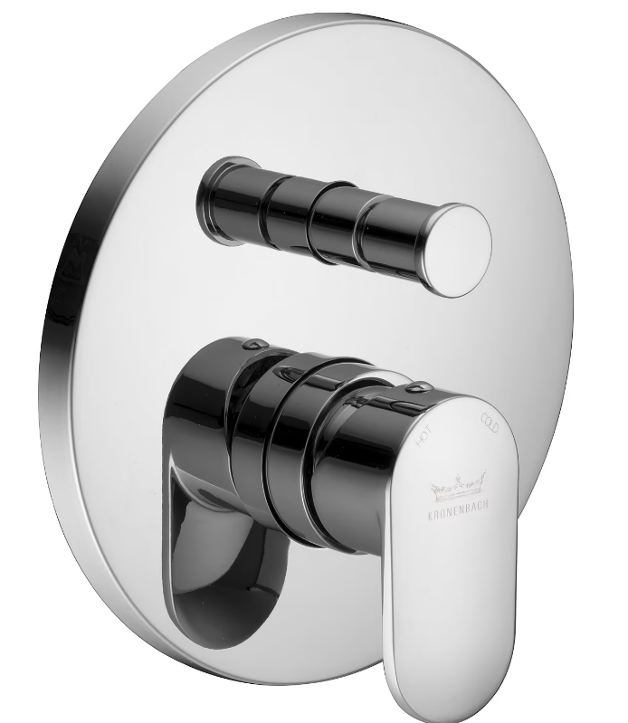 Kronenbach Plana 2.0 Badewannen- und Duscharmatur Unterputz chrom 43849573 KB