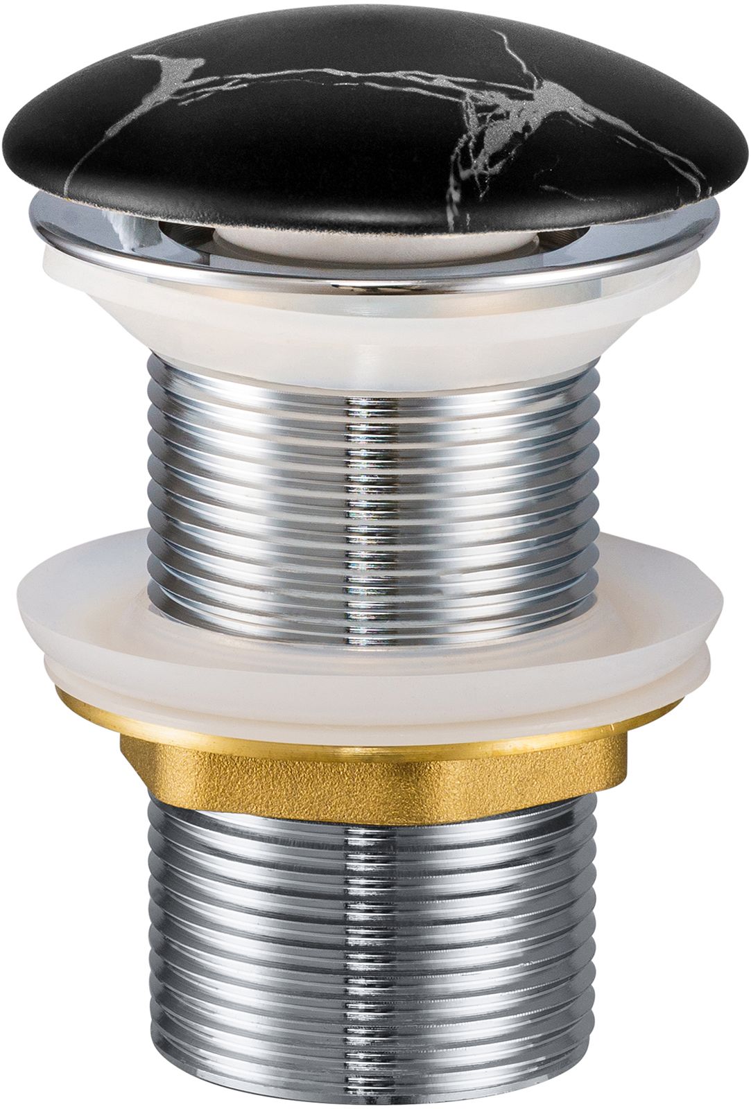 Comad Waschbeckenstöpsel schwarz CLICK-CLACK T201M-B2-3