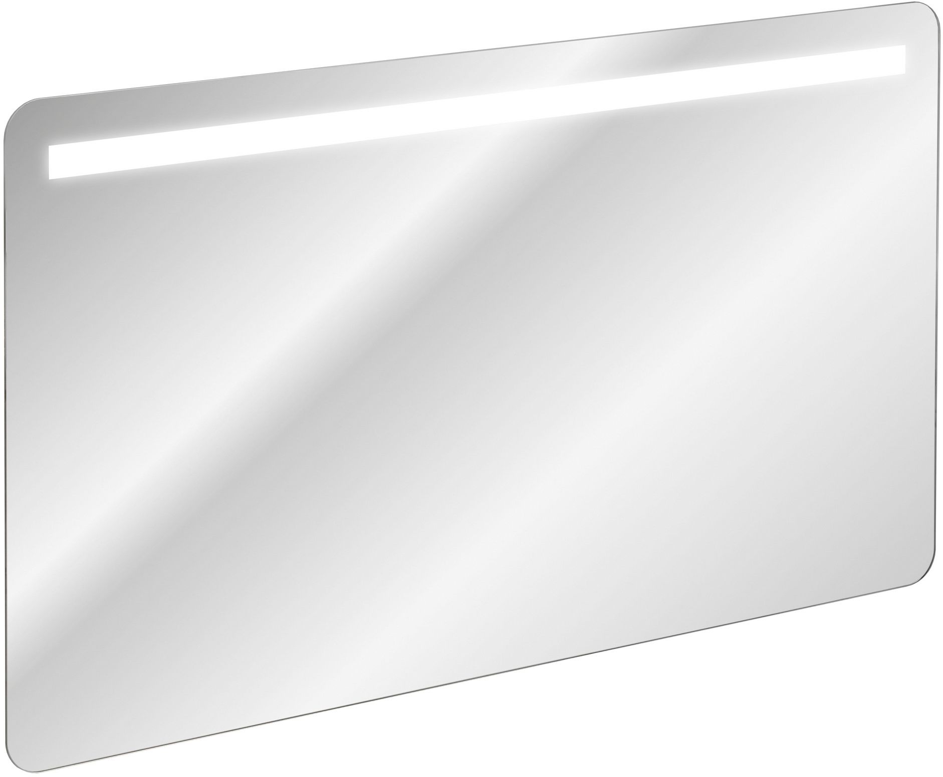 Comad Bianca Spiegel 120x70 cm rechteckig mit Beleuchtung LUSTRO BIANCA 120