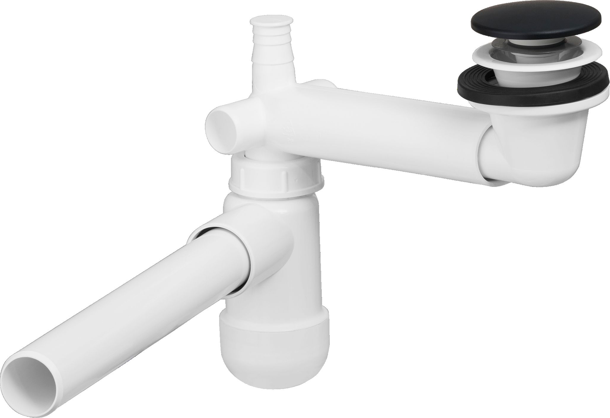 Comad Preloc Siphon mit Stopfen schwarz SYFON PRELOC 400 BLACK