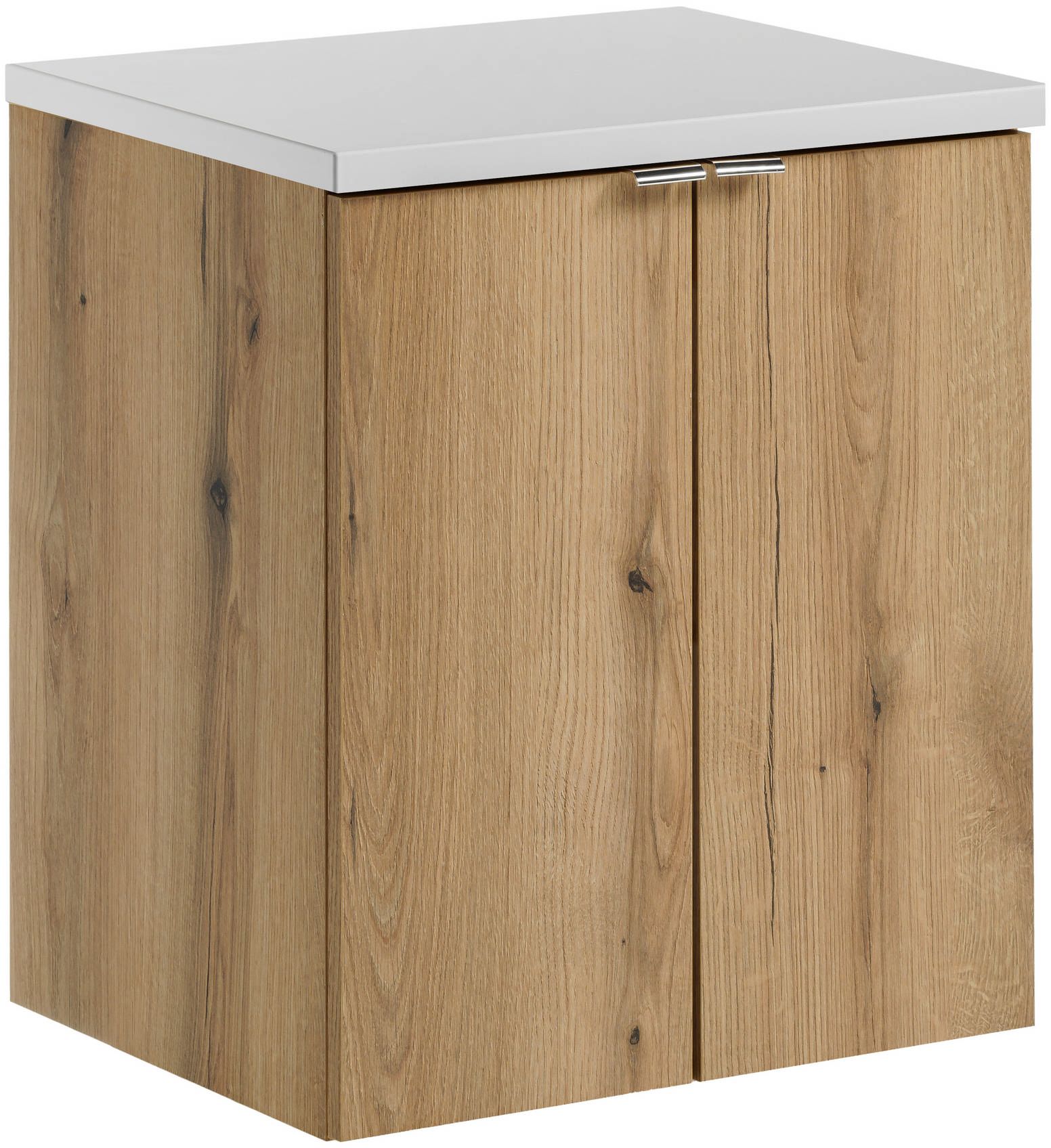 Set Kabinett Comad Nova Oak NOVA OAK A 82-50-2D, Arbeitsplatte Comad Nova White NOVA WHITE 89-50