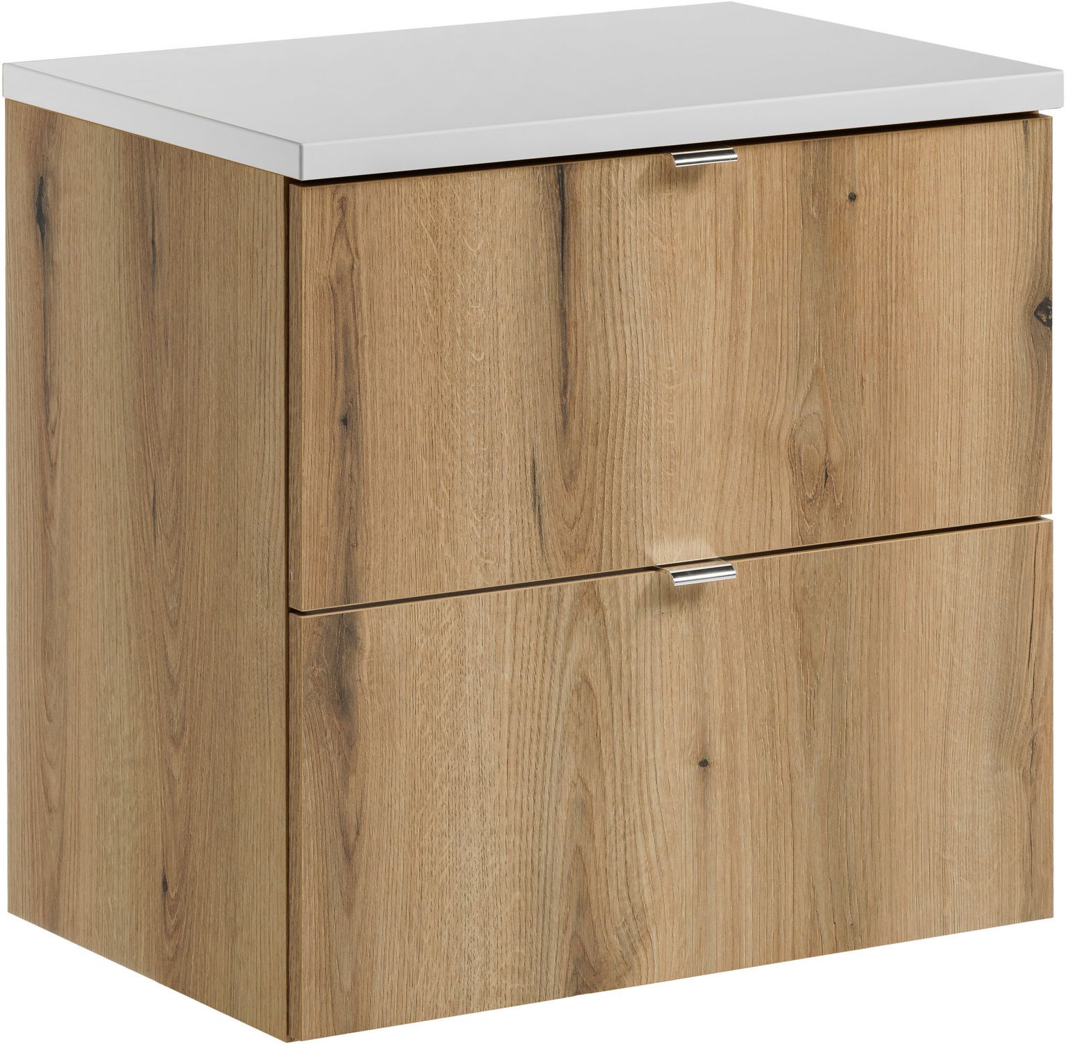 Set Kabinett Comad Nova Oak NOVA OAK A 82-60-2S, Arbeitsplatte Comad Nova White NOVA WHITE 89-60