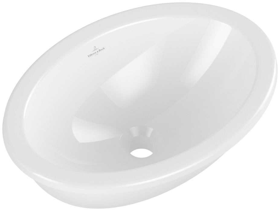 Villeroy & Boch Loop & Friends waschbecken 50.5x36 cm oval eingelassen weiß 4A610001
