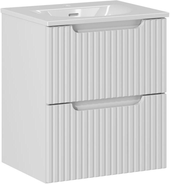 Set Kabinett Comad Nova White NOVA WHITE 82-50-2S, Waschbecken Comad Sky 3 SKY 3 50CM DP (E-8099-3-50)