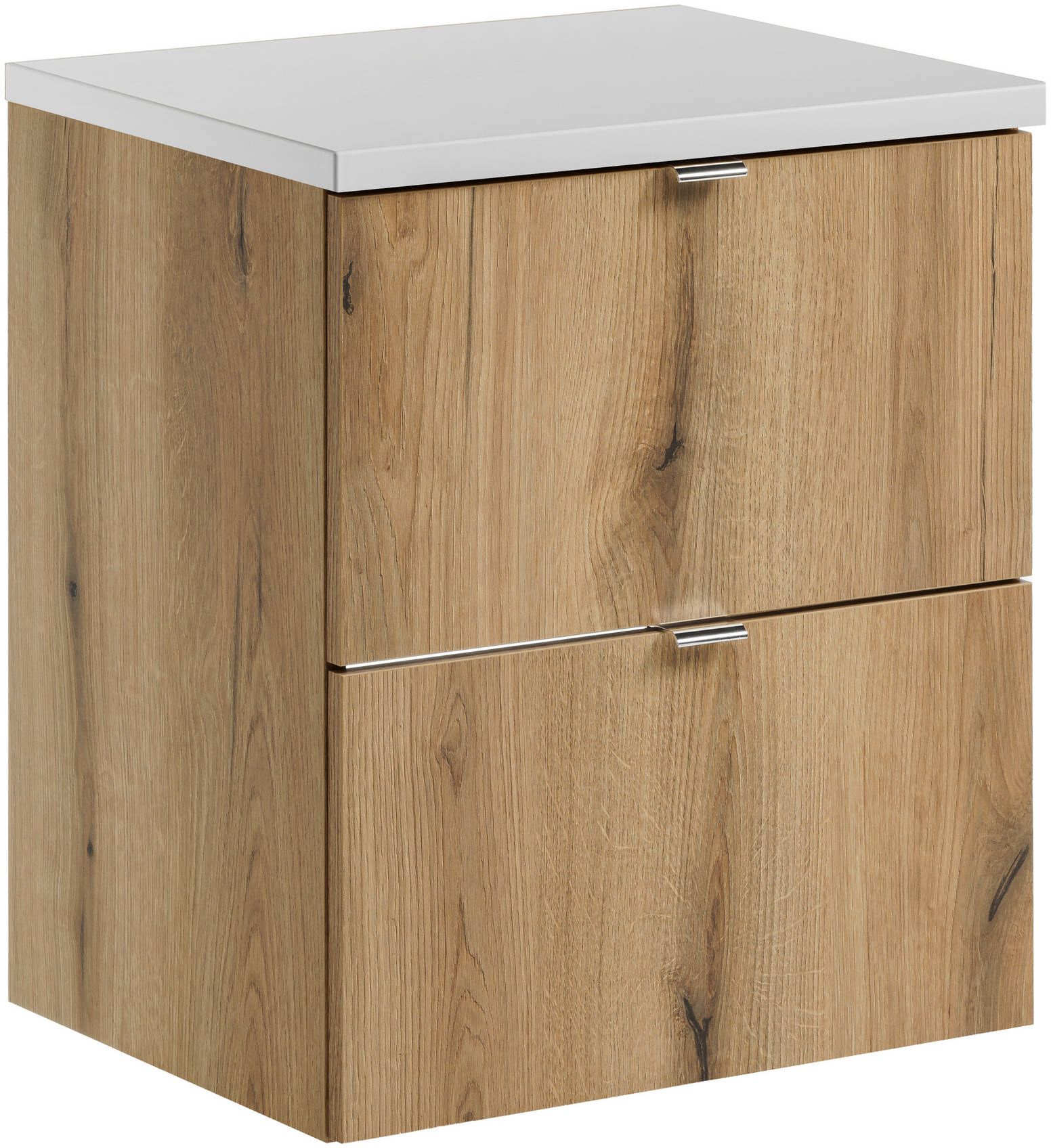 Set Kabinett Comad Nova Oak NOVA OAK A 82-50-2S, Arbeitsplatte Comad Nova White NOVA WHITE 89-50