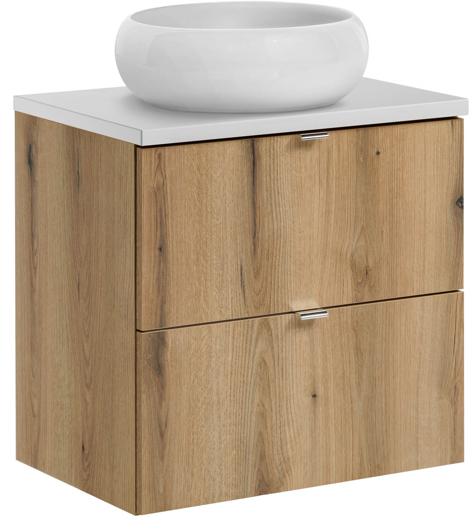 Set Kabinett Comad Nova Oak NOVA OAK A 82-60-2S, Waschbecken Comad Wiki UN-WIKI-SW, NOVA WHITE 89-60