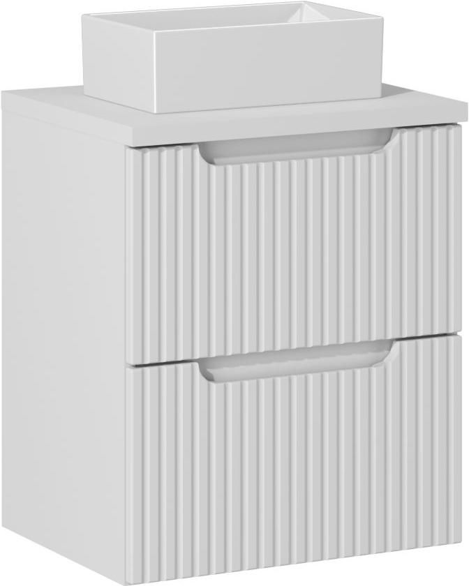 Set Kabinett Comad Nova White NOVA WHITE 82-50-2S, Waschbecken Comad Gaja UN-GAJA35-SW 78570A(35), NOVA WHITE 89-50