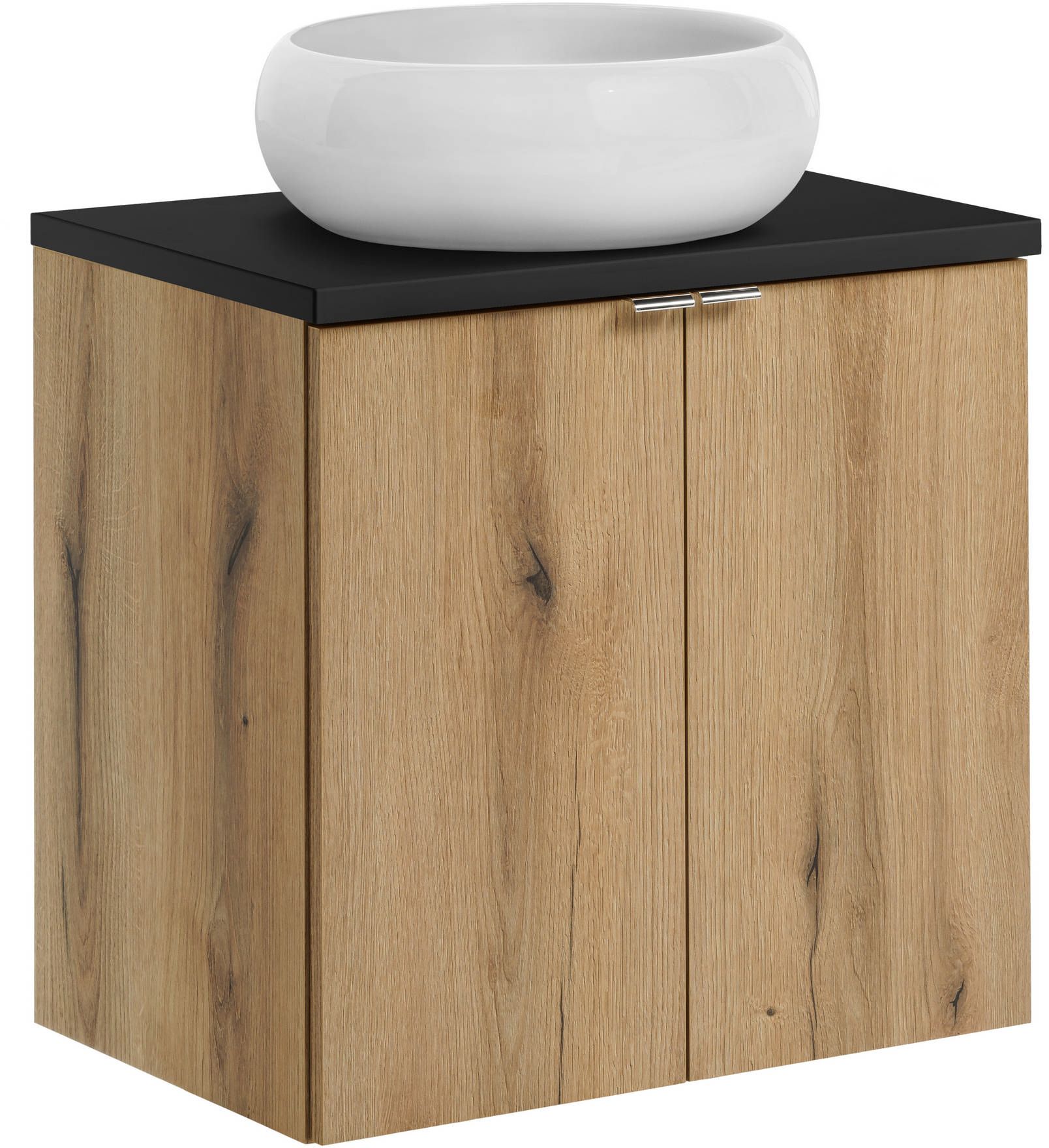 Set Kabinett Comad Nova Oak NOVA OAK A 82-60-2D, Waschbecken Comad Wiki UN-WIKI-SW, NOVA BLACK B 89-60