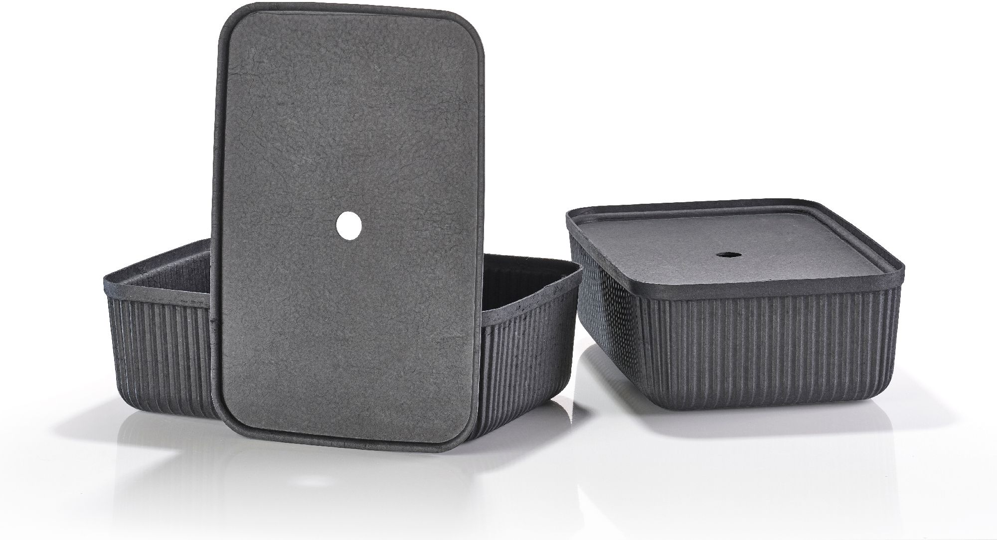 Zone Denmark Pulp Badezimmerbehälter schwarz 31777