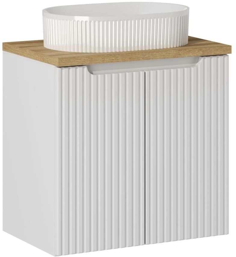 Set Kabinett Comad Nova White NOVA WHITE 82-60-2D, Waschbecken Comad Beyond BEYOND 5 WHITE ( E-6564 ), NOVA OAK A 89-60