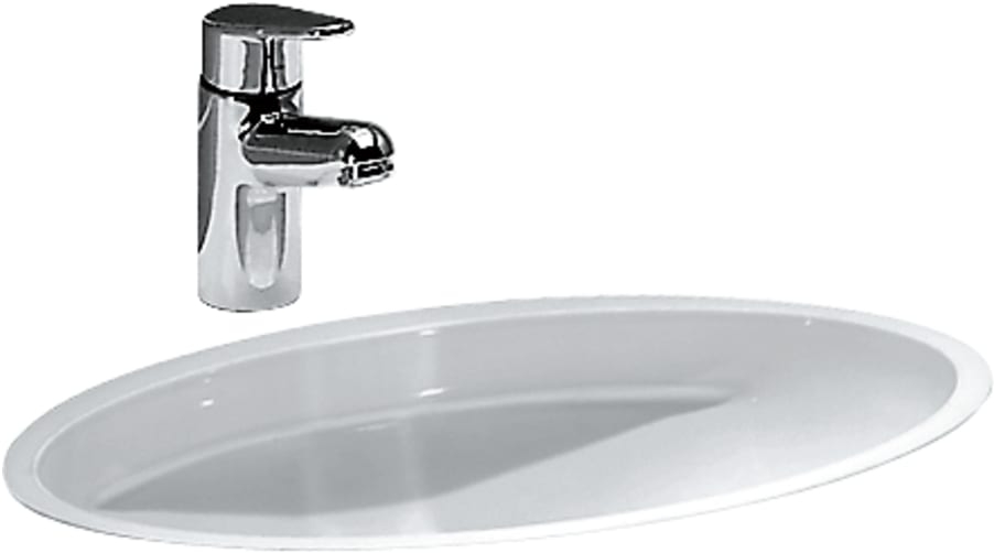 Laufen Savoy Waschbecken 50x35 cm oval Unterbauwaschbecken weiß H8131920001551