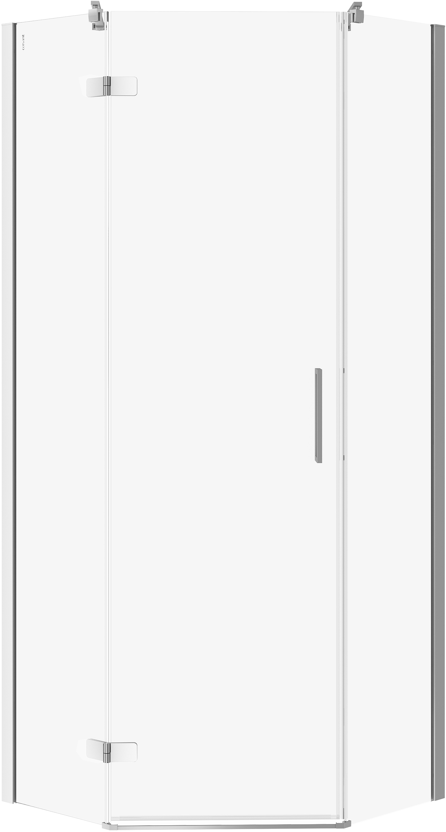 Cersanit City Dusche 80x80 cm chrom Glanz/durchsichtiges Glas S584-076
