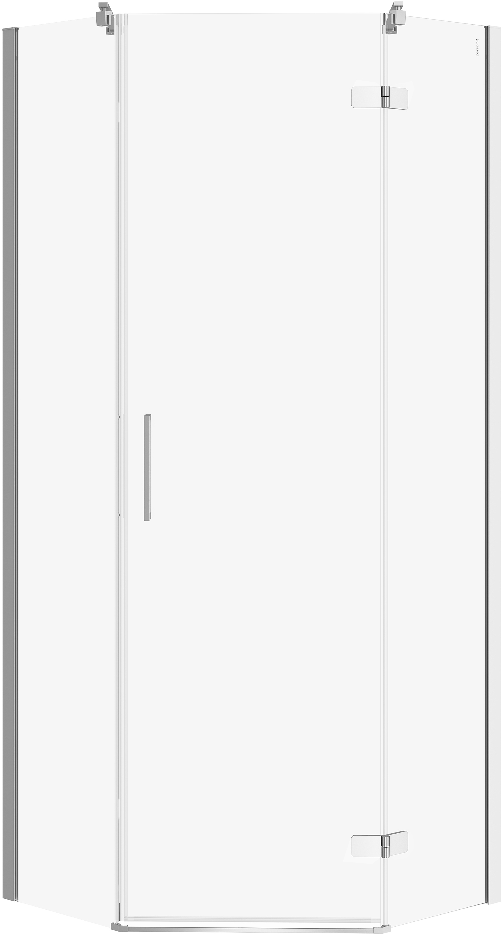 Cersanit City Dusche 80x80 cm chrom Glanz/durchsichtiges Glas S584-075
