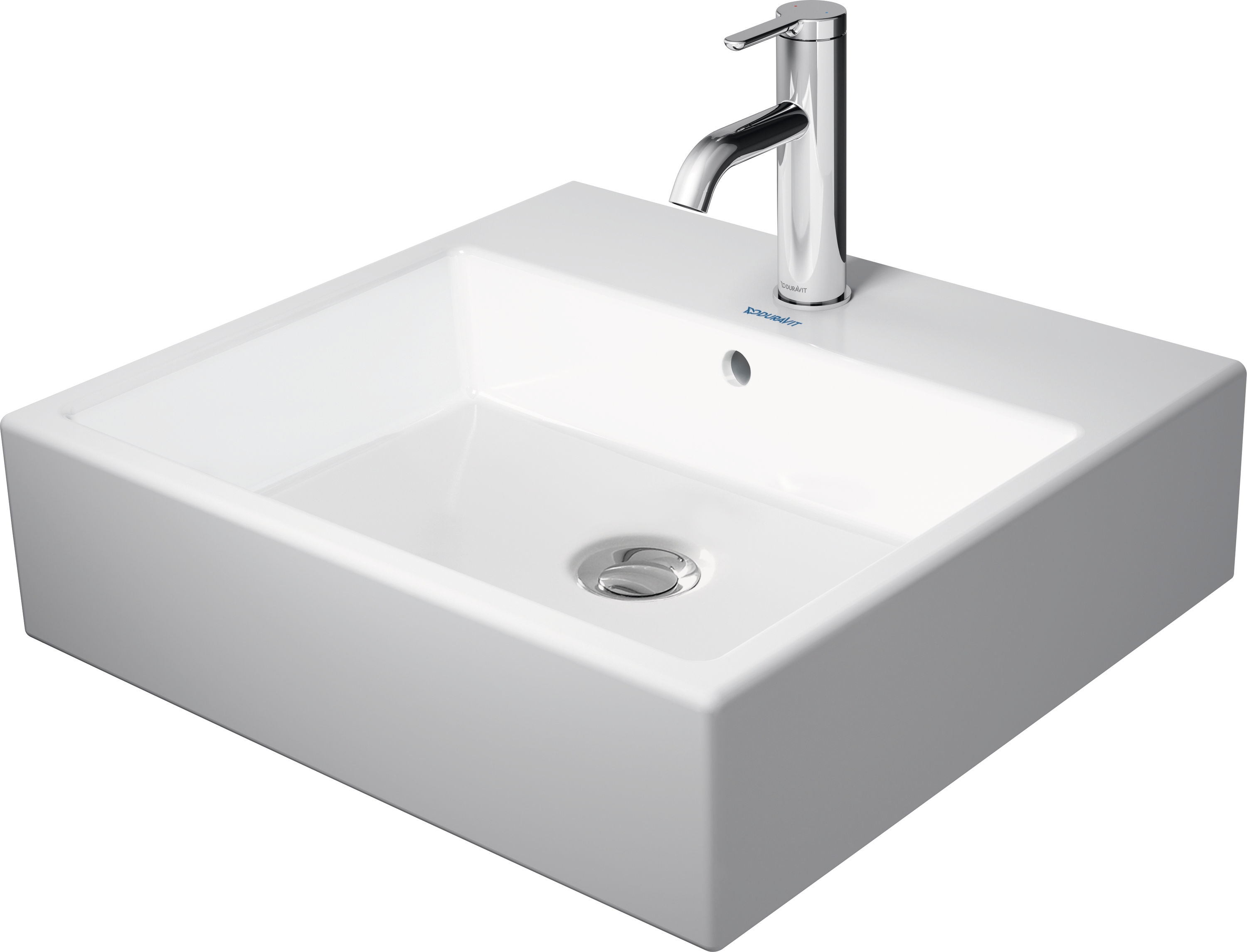 Duravit Vero Air Waschbecken 50x47 cm rechteckig Klassisch-Möbel weiß 2350500028