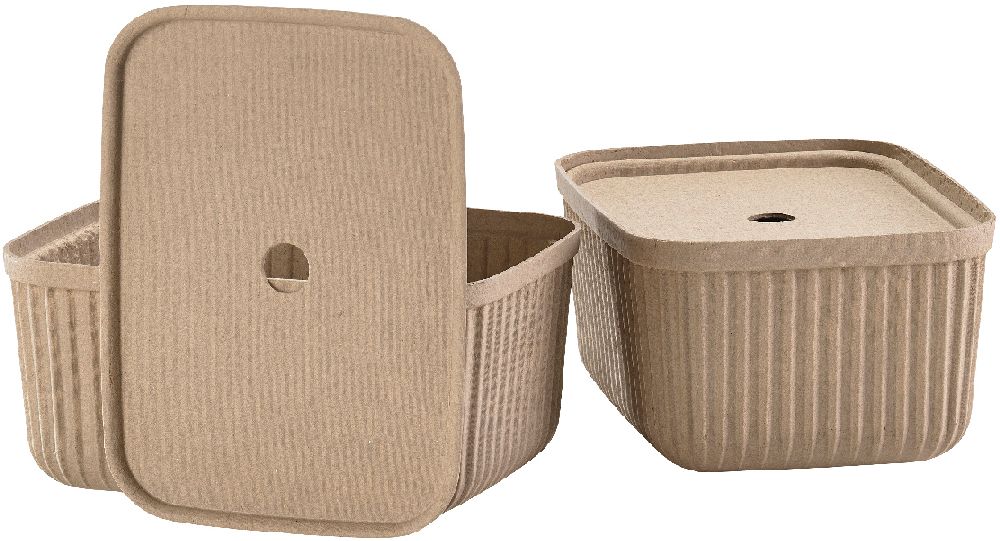 Zone Denmark Pulp Badezimmerbehälter braun 31771