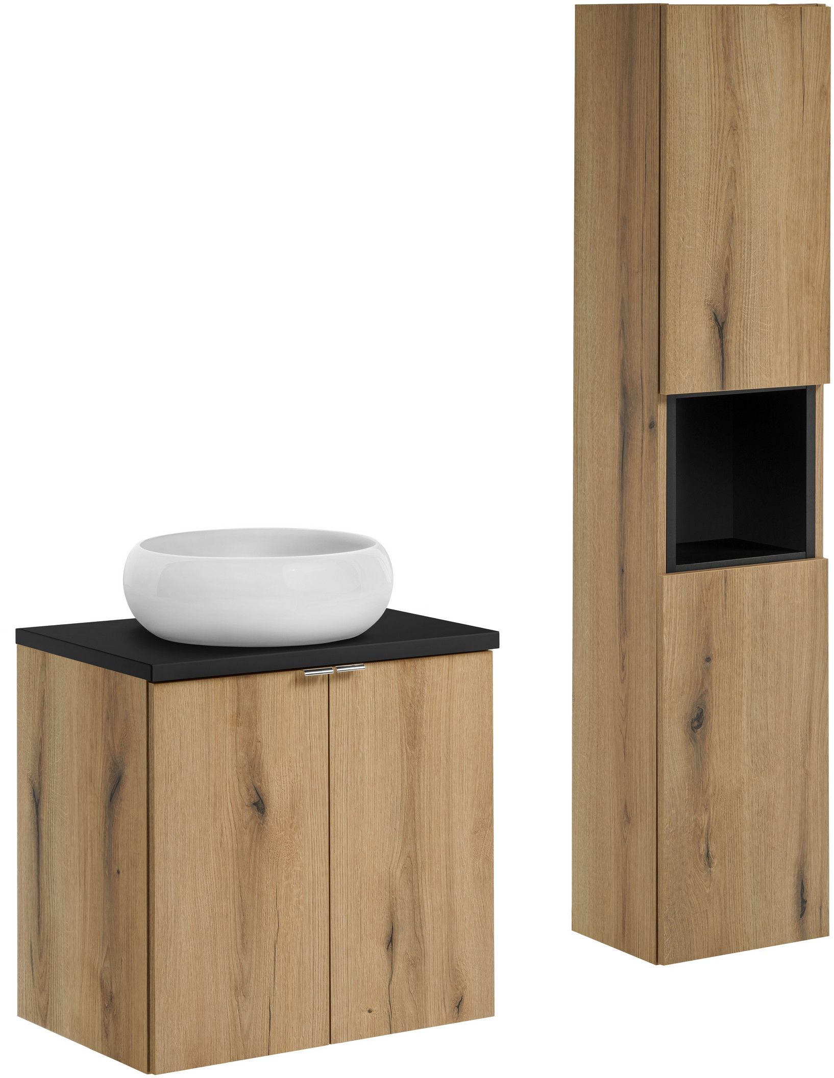 Set Kabinett Comad Nova Oak NOVA OAK A 80-03-2D(W80-01A), Kabinett Comad Nova Oak NOVA OAK A 82-60-2D, UN-WIKI-SW, NOVA BLACK B 89-60, NOVA BLACK A 83-27-Q(W83-04D)