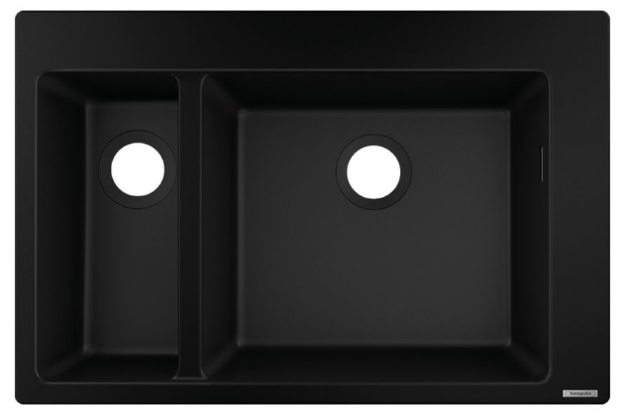 Hansgrohe S 51 Granitspüle 77x51 cm schwarz 43315170