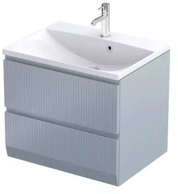 Oristo Brylant Kabinett 59.6x45.5x50 cm Unterschrank hängend grau OR36-SD2S-60-16R