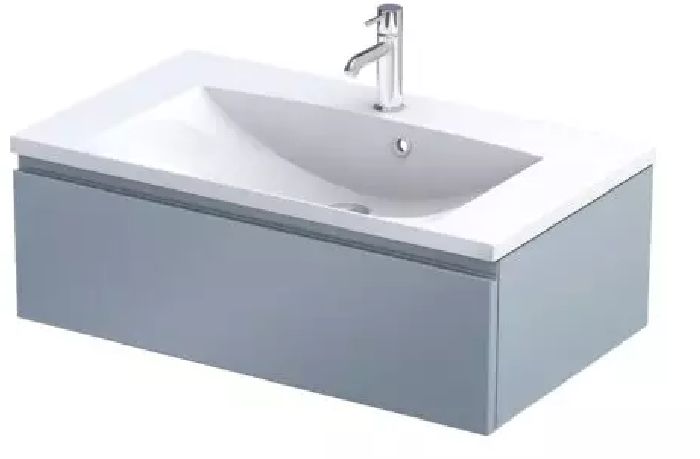 Oristo Brylant Kabinett 79.6x45.5x25 cm Unterschrank hängend blau OR36-SD1S-80-16