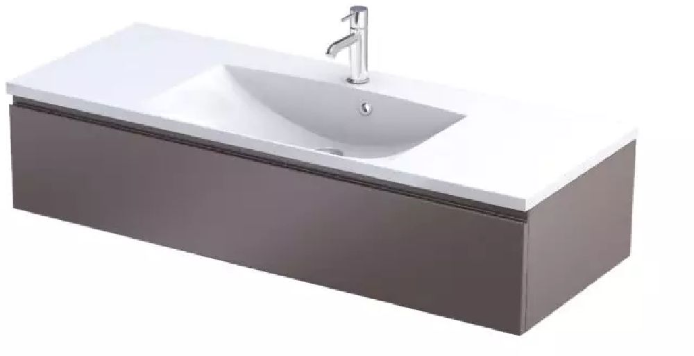 Oristo Brylant Kabinett 119.6x45.5x25 cm Unterschrank hängend beige OR36-SD1S-120-21