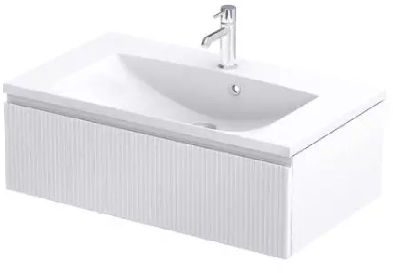 Oristo Brylant Kabinett 79.6x45.5x25 cm Unterschrank hängend weiß OR36-SD1S-80-2R